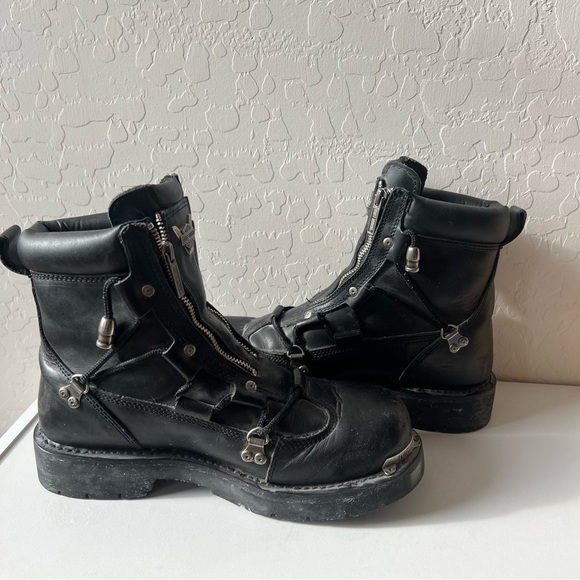 HARLEY DAVIDSON Men's Motorcycle Brake Lights Riding Boots - Picture 8 of 10